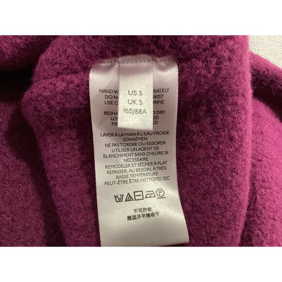 Free People Oversized Slouchy Tunic Relaxed Sweater Fit Cozy Plum Caspia sz S - Picture 8 of 9